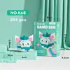 Venta al por mayor Compatible Lego Bloques de construcción de micropartículas Juguetes de bloques educativos para niños Animación de dibujos animados Transfronterizo