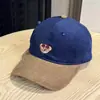 Gorra de Béisbol de Pana con Oso de Dibujos Animados para Mujer Ala Ancha Hace que la Cara Parezca Más Pequeña Gorro Grueso y Cálido Estilo Coreano Parte Superior Suave Gorra Plana Moderna