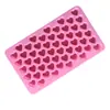 Molde de Silicona Hapi Mini Corazón para Chocolate, Fudge, Cera con Textura de Pintura de Fuego