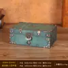 Caja de Almacenamiento Antigua de Madera Caja de Almacenamiento de Joyería Cosméticos de Escritorio Caja de Madera Caja de Accesorios para Manualidades Caja de Tesoros de Juguetes