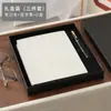 Diario Patrón Lichi A5, Libro de Cuadrícula, Libro de Cuero Suave, Libro de Cuero, Libreta de Mano de Aspecto Elevado y Exquisito
