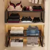Divisor de Estante en Capas para Armario Artefactos de Almacenamiento para Gabinetes del Hogar Zapatero Retráctil para el Interior de Armarios Estante de Almacenamiento para Ropa y Sombreros