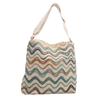 Bolso Tote Grande con Patrón de Olas Estilo Étnico de Moda Bolso de Hombro Nuevo Popular Primavera 2024 Bolso de Vacaciones para Mujer