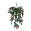 Decoraciones Navideñas para Colgar en Ventanas y Puertas, Decoraciones Festivas, Adornos para el Árbol de Navidad, Bayas para Chimenea, Piñas y Guirnaldas