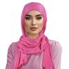 Bufanda de seda de leche de color liso transfronteriza para mujer, bufanda larga clásica de modal versátil, turbante monocolor