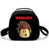 Bolsa de Almuerzo para Estudiantes de Primaria, Bolsa de Picnic, Bolsa de Hielo Redonda, Bolsa Térmica con Estampado Divertido, Bolsa de Hombro Única, Bolsa de Almuerzo de Dibujos Animados