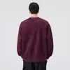 Sudadera de cuello redondo pesada estilo retro americano para hombre, nueva colección 2026, moderna y versátil, top casual de corte holgado para otoño
