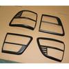 Adecuado para cubierta de luz trasera de Fortuner 2006, marco de luz trasera negro mate de Fortuner 2006, marco de luz trasera
