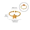 Anillos Esféricos de Personalidad Estilo Europeo y Americano para Mujer, Anillos Abiertos Ajustables de Corazón Dorado y Mariposa, Accesorios de Comercio Exterior de Alta Gama