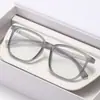 Óculos Acabados para Miopia Retro Anti-Luz Azul Lentes Planas para Homens Sem Maquiagem Ultra-Leves Modelo Estudante Douyin Armação para Emagrecer Rosto Grande