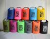 Bolsa impermeable de malla con clip de PVC, bolsa de barril impermeable de fábrica, bolsa impermeable para exteriores, bolsa de barril impermeable, bolsa para nadar