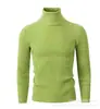 AliExpress ropa nueva para hombre de venta transfronteriza otoño e invierno suéter de cuello alto de rayas verticales para hombre camisa base de punto
