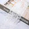 Accesorios de Encaje Elástico de Poliéster para Sujetador Material de Tejido para Vestidos de Boda Pañuelo para la Cabeza Accesorios para el Cabello Cinta Tejida de Borde Ancho Material para Manualidades