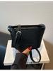 Bolsa Transversal de Nicho Transfronteiriço de Couro Macio com Padrão Tecido para Mulheres 2025 Nova Moda Tendência Versátil para o Dia a Dia Bolsa de Ombro Transversal