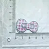 Cuadros de Purpurina Fina Dulces Accesorios de Acrílico Gato Kt Lazo Joyería DIY Pasador Decoración para Funda de Teléfono Zapatos con Agujero