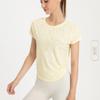 Novas roupas de ioga de verão, manga curta, legal, confortável, esportiva, fitness, camiseta feminina, respirável, solta, blusa de corrida para mulheres