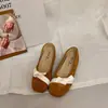 Sapatilhas baixas estilo bailarina com laço, sapatos Mary Jane retrô, nova coleção primavera 2026, versáteis para mulheres