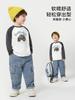 Camiseta de Manga Longa 100% Algodão para Meninos Outono 2026 Nova Roupa Infantil Roupa Básica para Bebê Top Roupas da Moda Primavera e Outono