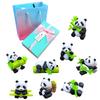 Adornos Lindos de Panda Gigante para Coche Cerámica Paisajismo Carnoso Micro Paisaje Adornos Decoraciones de Escritorio Regalos Souvenirs