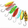 3.5g/3.4cm lentejuelas de boca de caballo curvadas color lentejuelas de hoja de sauce color señuelo duro cebo para peces boca doblada lentejuelas luya