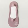 Calcetines tobilleros con estampado sencillo para mujer, nuevos calcetines tobilleros de verano de algodón con estampado en caliente de silicona, calcetines invisibles con parte inferior de algodón integrada, venta al por mayor