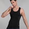 Chaleco de seda helada de verano sin costuras para hombre, cuello redondo, color sólido, deportivo, sin mangas, de fábrica, venta al por mayor
