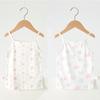 Camisola de Algodón Puro para Niñas Verano Niños Niña Niños Blanco Pequeño Camisola Ropa Interior Bebé Niña Bebé