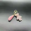 Cordão Cravejado com Diamantes para Bolsas Femininas, Chaveiro com Diamantes, Acessórios de Moda para Casa Totalmente Cravejados com Diamantes, Chaveiro de Carro Urso Violento