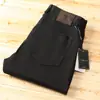 Pantalones Largos Clásicos de Cinco Bolsillos para Otoño e Invierno Regular Algodón Peinado de Alta Gama Lujo Ligero Rectos Sueltos Casuales para Hombre