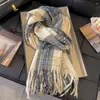 Colección de Bufandas de Mohair de Color Sólido de Otoño e Invierno, Bufandas Atmosféricas Estilo Coreano, Bufandas Chal Ampliadas y Engrosadas al por Mayor