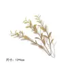 Plantas Verdes Simuladas, Plantas Acuáticas con Escarcha Blanca, Accesorios para Plantas Verdes Simuladas, Adornos en Maceta para Balcón de Casa, Sala de Estar en Stock