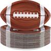 En Stock Nuevos Platos de Papel con Forma de Balón de Rugby, Tazones, Platos Cuadrados, Ovalados, Vajilla Deportiva para Fiestas