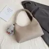 Textura Casual Estilo Coreano 2025 Invierno Nueva Moda Casual Gran Capacidad Viajero Textura Lujo Ligero Bolso de Hombro