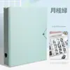 Álbum de Cartões com Argolas de Grande Capacidade Álbum de Fotos com Placa de Espuma DIY Álbum de Fotos Japonês Coreano Livro de Coleção para Armazenamento com Argolas Tipo Inserção de Cor Sólida