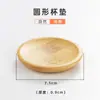 Posavasos para Juego de Té de Ébano Soporte para Taza de Madera Maciza Esterilla para Té Gongfu Posavasos para Taza de Té Aislamiento Térmico Antideslizante Posavasos de Bambú para Taza