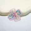 Bordado de computador borboleta conta manual roupas acessórios DIY adesivos de patch estilo chinês flor Hanfu emblema adesivos de tecido bordados