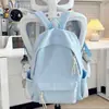 Mochila Simples Estilo Coreano para Estudantes do Ensino Médio Masculino, Mochila Escolar de Grande Capacidade para Estudantes Universitárias, Mochila para Viagem e Uso Diário de 16 polegadas