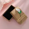 Caixa de Presente de Feriado Saco de Presente Anel Colar Brincos Caixa de Joias Caixa de Embalagem de Presente Caixa de Papel Kraft Vintage Coreano