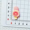Queijo Fruta Sorvete Pequeno Brinquedo Acessórios de Resina DIY Acessórios de Cabelo Fivelas de Sapato Ímãs de Geladeira Materiais de Decoração para Copo de Água