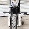 Adecuado para Zongshen Dundun mini parachoques barra de una palabra anticaída anticaolisión parachoques delantero parachoques de motocicleta montaje de modificación