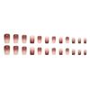 Temperamento suave leite café gradiente nail art pura moda intelectual nail art usar peça especial unha atacado