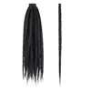 Transfronterizo 24 pulgadas Individual Europeo y Americano Rastas Street Dance Fieltro Rastas Peluca Rastas Tejido a Mano Extensiones de Cabello Rastas Rastas