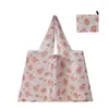 Bolsa de Compras Plegable, Nueva de Gran Capacidad, Bolsa Plegable Ecológica en Stock, Bolsa de Tote de Almacenamiento Plegable Portátil Impresa Creativa