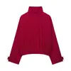 Comercio electrónico transfronterizo, Ropa de mujer estilo europeo y americano, La popular y moderna chaqueta a cuadros con cuello alto de ZA en AliExpress