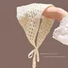 Pañuelo de Encaje Estilo Pastoral Francés para Mujer 2026 Nuevo Pañuelo Triangular Cinta para el Cabello Verano Delgada Cinta para el Cabello Cinta para el Cabello Tocado