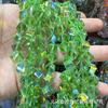 Contas quadradas de cristal oblíquas buraco quadrado de açúcar quadrado contas soltas diy semiacabado frisado joias fazendo materiais