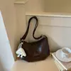Bolso bandolera de diseño de nicho de alta gama con correa ancha para mujer 2026 nuevo moderno a la moda elegante para ir al trabajo bolso de un solo hombro