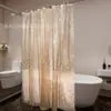 Cortina de ducha de baño transfronteriza 3D cubo de agua cortina de ducha Amazon impermeable a prueba de moho inodoro barra telescópica cortina divisoria fabricantes