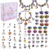 Caixa de presente de unicórnio colorido Amazon Hot Children Pulseira Criativa DIY Pulseira de cristal feita à mão Jóias