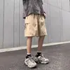 Shorts casuais de secagem rápida estilo Hong Kong, masculino, nova chegada, solto, plus size, bolso, roupa de trabalho, esportes ao ar livre, moda, calças